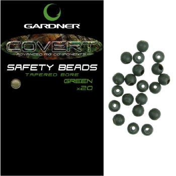 Бусина резиновая GARDNER Covert Safety Beads 4 мм. (20 шт.) цв. brown