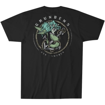 Футболка GRUNDENS Mermaid SS T-Shirt цвет Black в интернет магазине Rybaki.ru