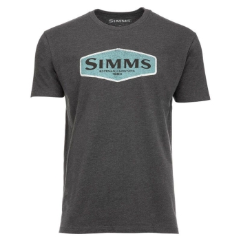 Футболка SIMMS Logo Frame T-Shirt цвет Military Heather в интернет магазине Rybaki.ru