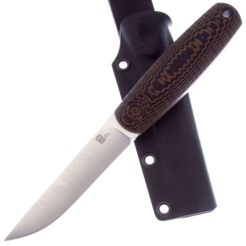 Нож OWL KNIFE North сталь M390 рукоять G10 черно-оранжевая в интернет магазине Rybaki.ru
